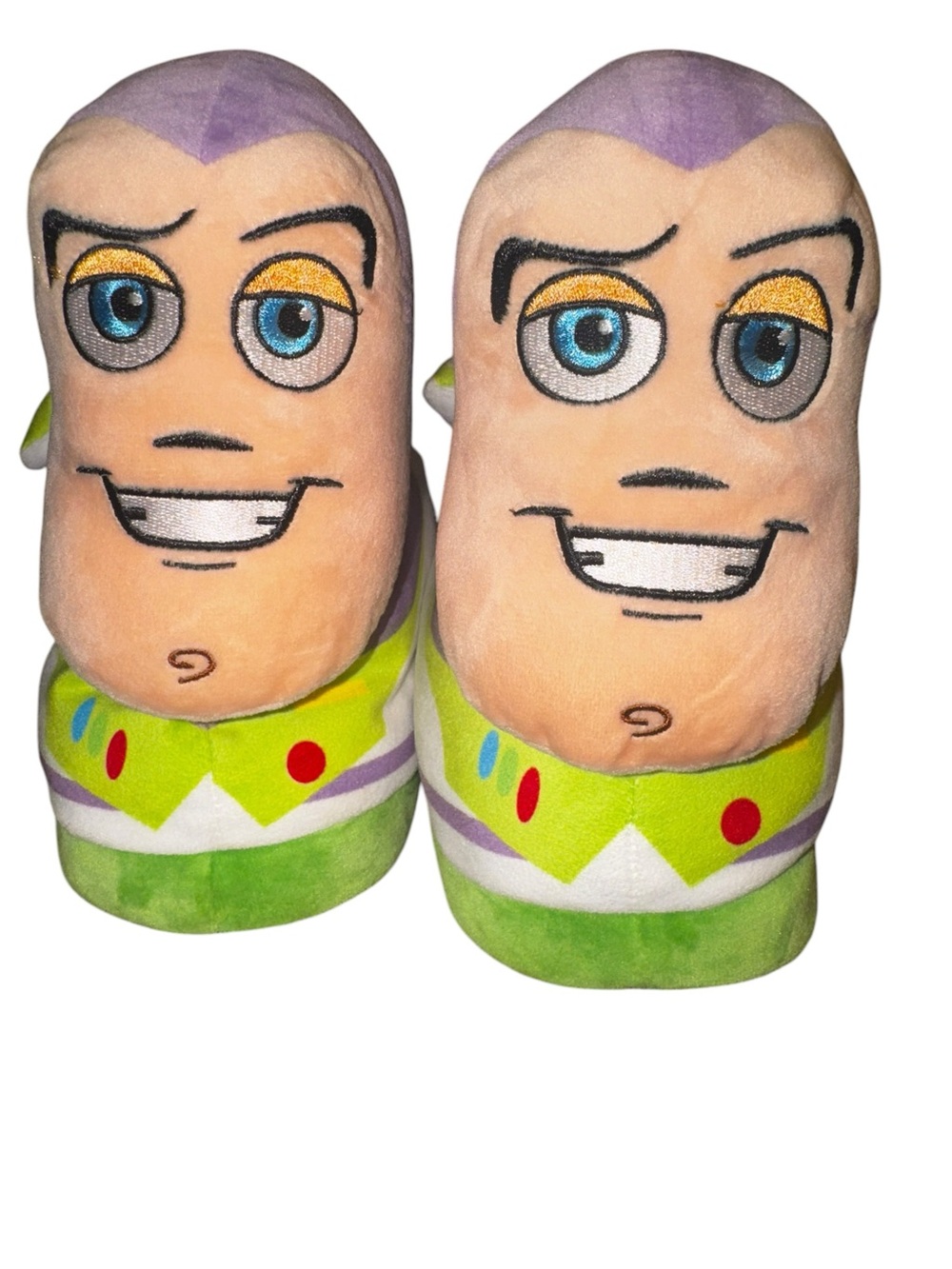 Disney Happy Feet Toy Story Buzz Lightyear Slippers Size Small
